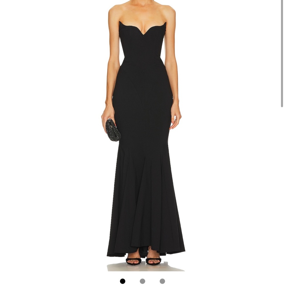 Michael Costello Elegant Black Evening Dress